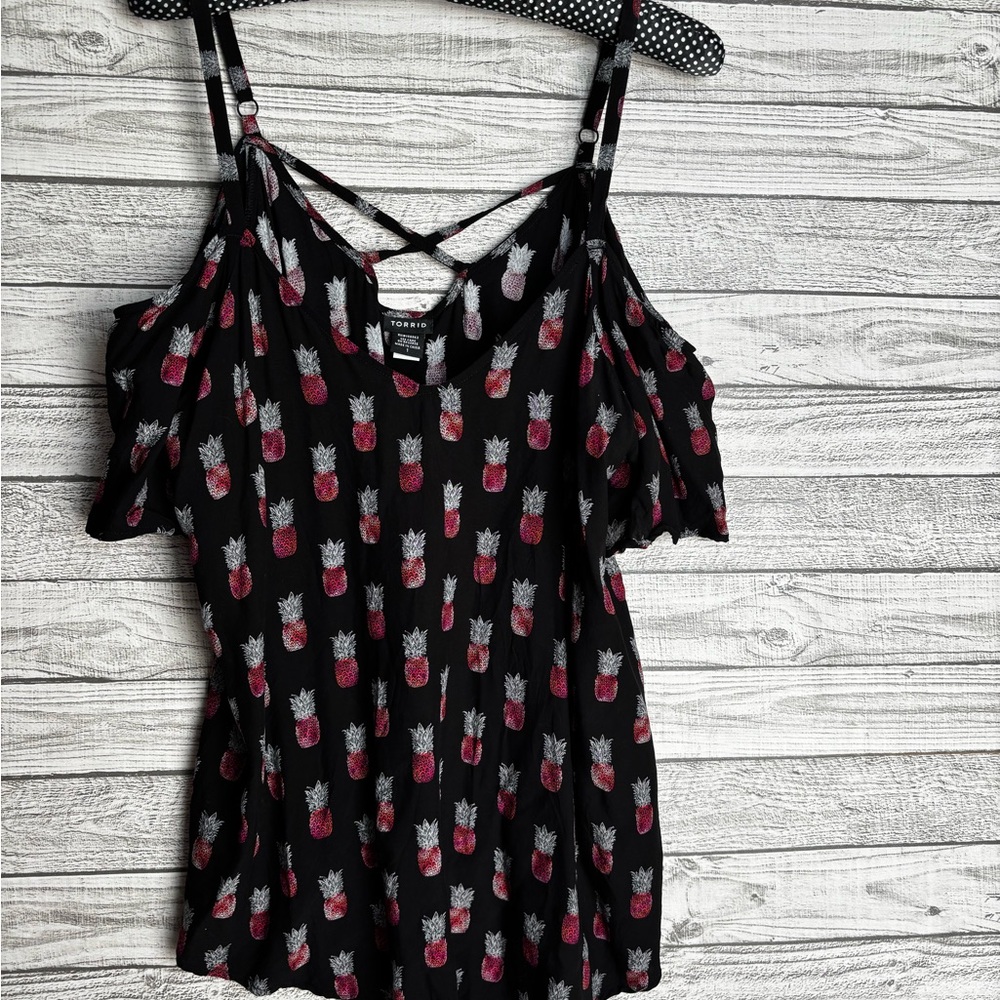 Torrid Floral Blouse Elegant and Versatile Top